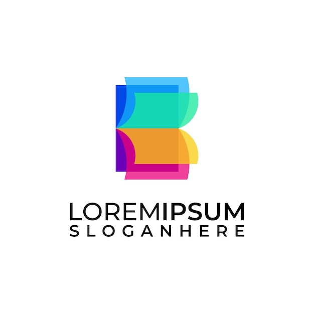 Logo a strati del libro