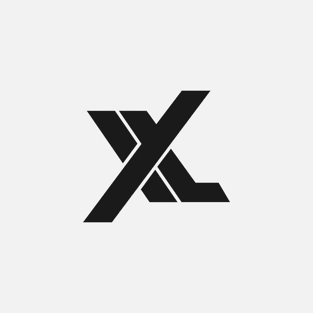 Logo astratto creativo lettera X xl