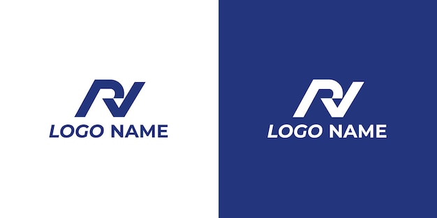 Logo aziendale blu RV