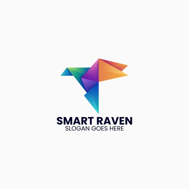 Logo colorato Smart Raven Gradient