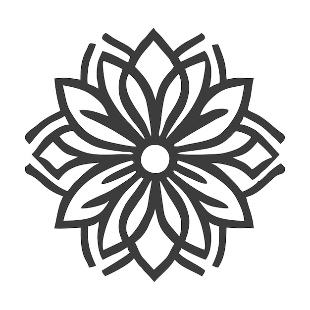 Logo con monogramma floreale 10