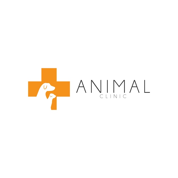 Logo del cerchio del negozio di animali domestici per gatti e cani