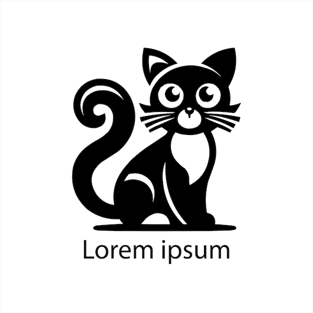 logo del gatto per il tuo marchio