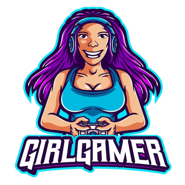 logo del giocatore della ragazza