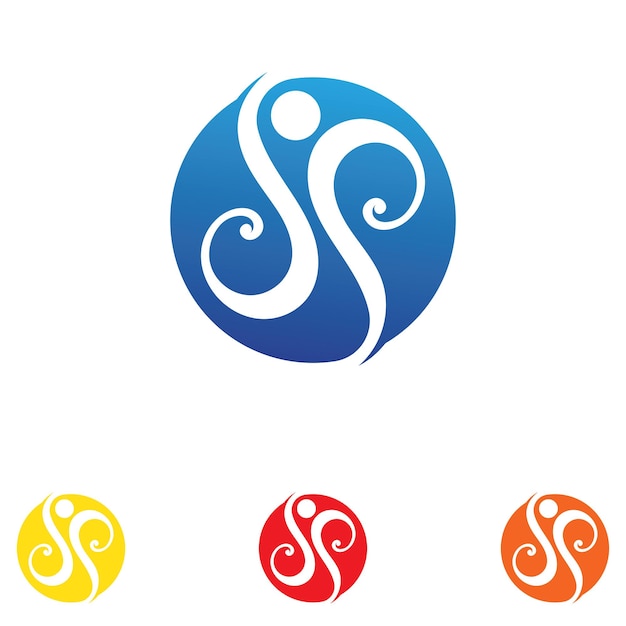 Logo del personaggio di carattere umano
