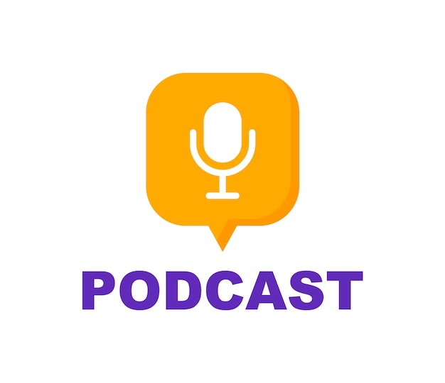 Logo del podcast L'icona del microfono Icona della radio del podcast