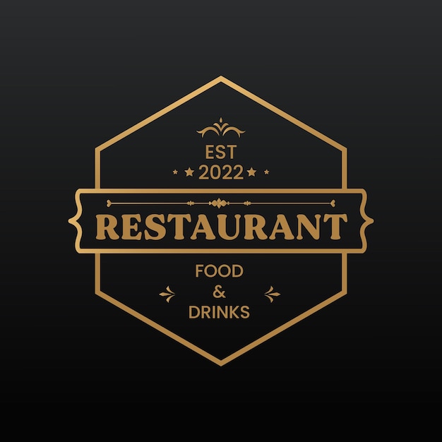 Logo del ristorante retrò