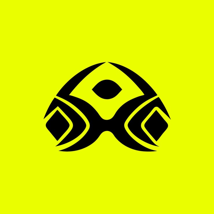Vettore logo del simbolo tribale astratto