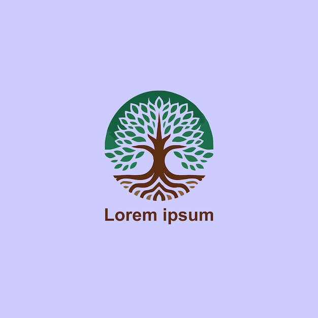 logo dell'albero per l'azienda dell'albero