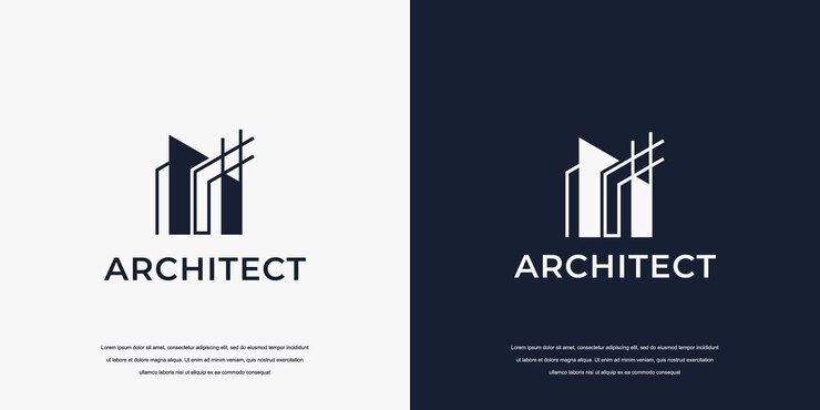 Logo dell'edificio per la società di architetti