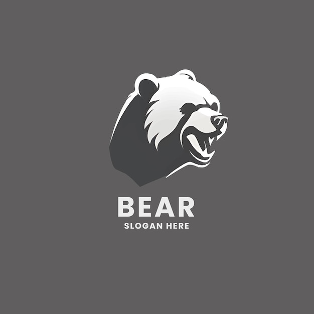 logo dell'orso in monocromatico
