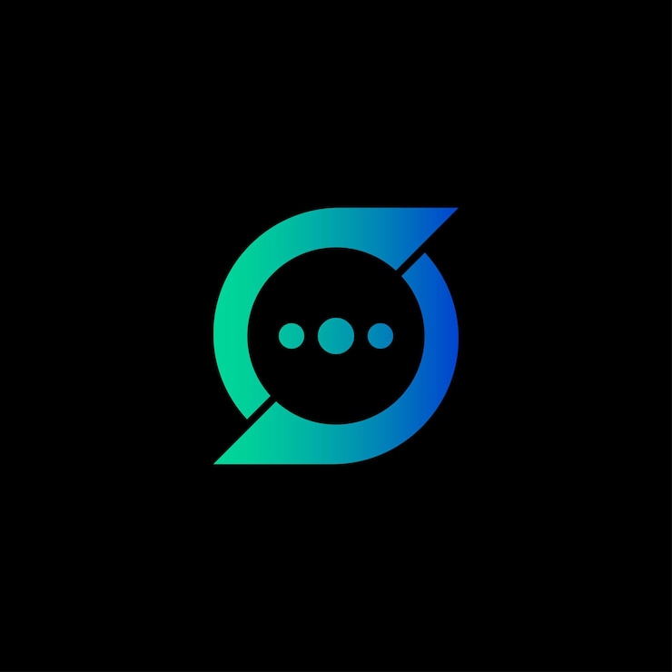 Vettore logo della chat