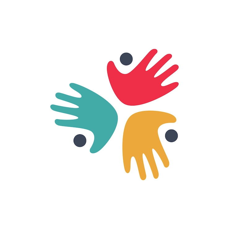 Vettore logo della comunità