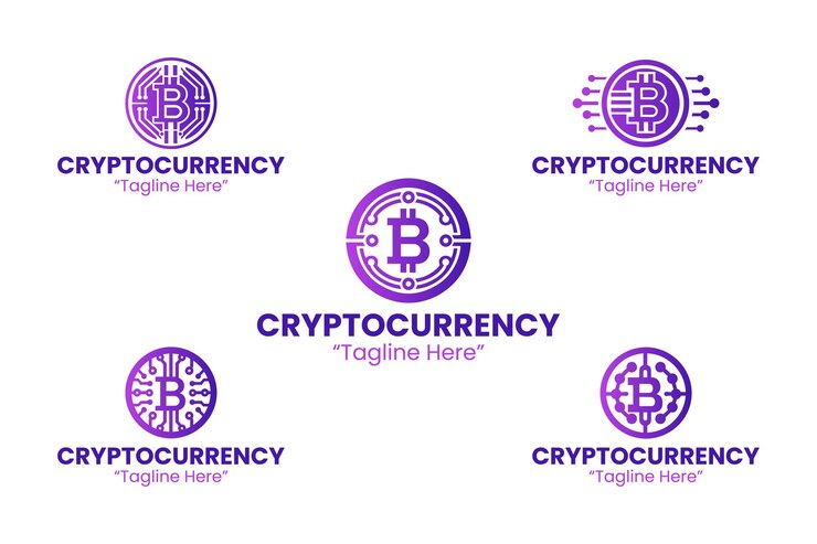 Vettore logo della criptovaluta