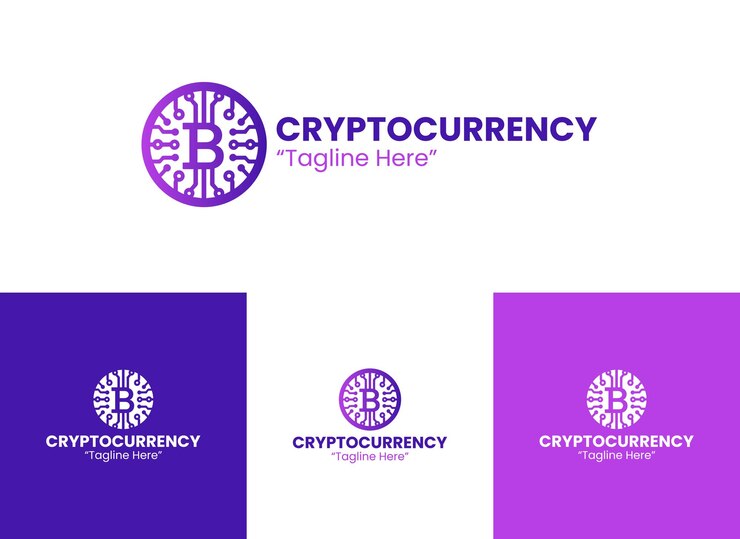 Vettore logo della criptovaluta