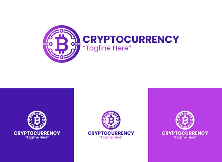 Vettore logo della criptovaluta