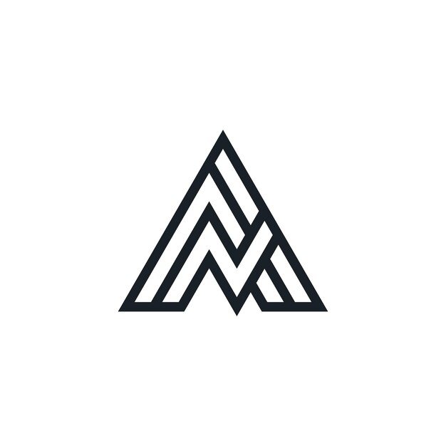 Logo della lettera AN o NA