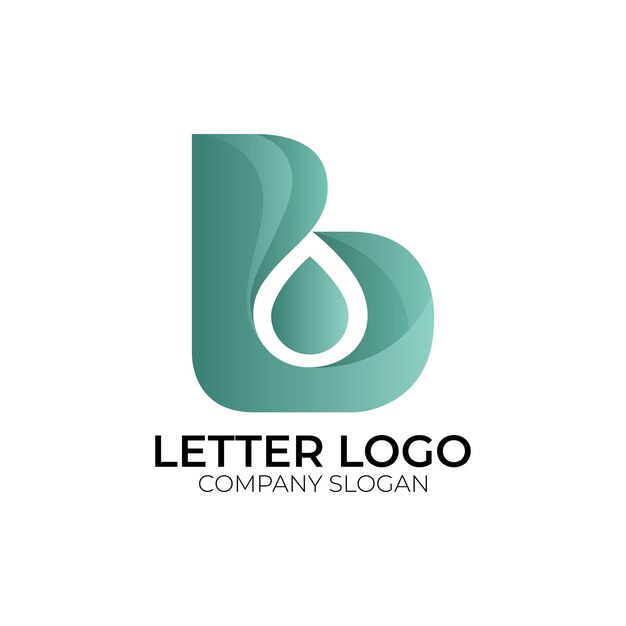 Logo della lettera B vettoriale gratuito