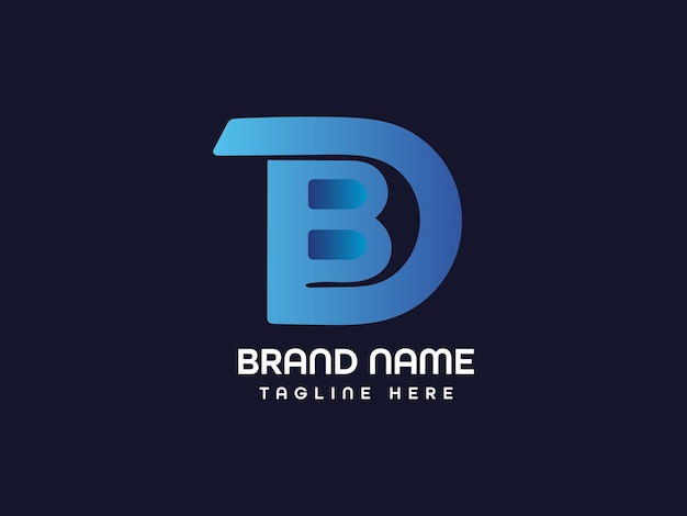 Logo della lettera bd