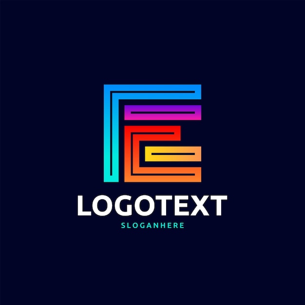 Logo della lettera E