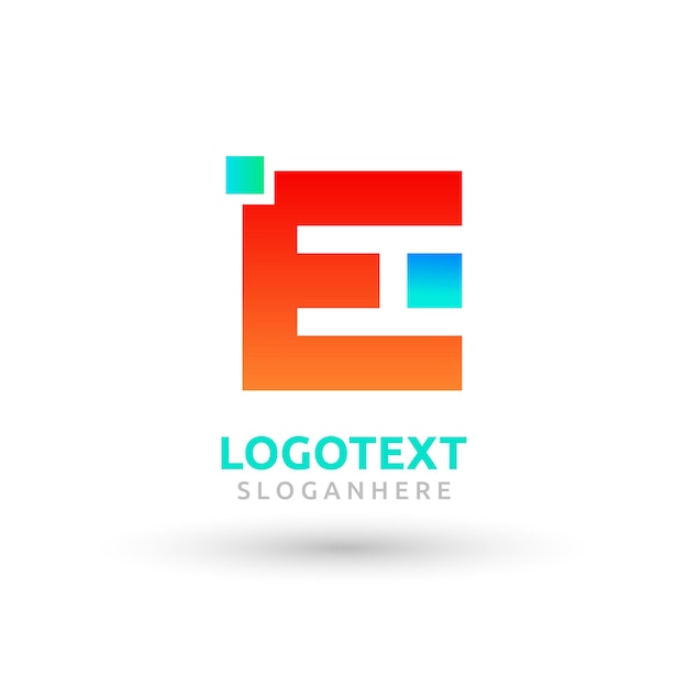 Logo della lettera E