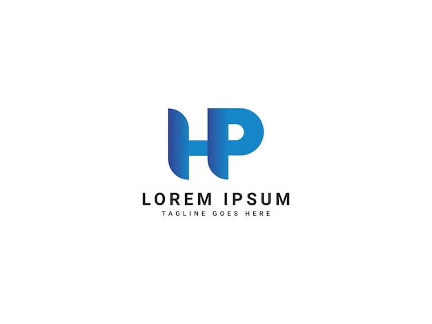 logo della lettera hp