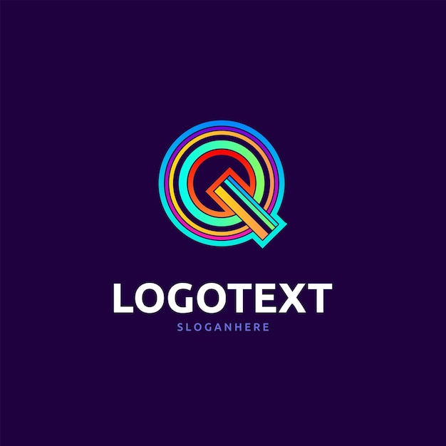 Logo della lettera Q