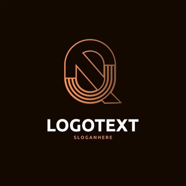 Logo della lettera Q