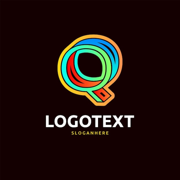 Logo della lettera Q