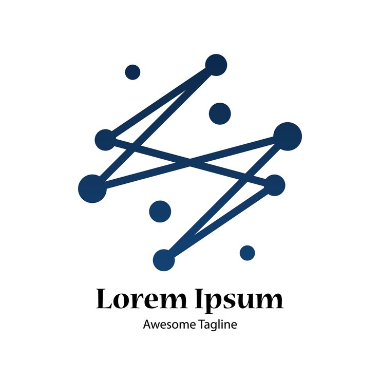 Logo della lettera S a gradiente colorato