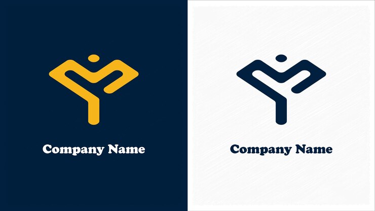 Logo della lettera Y premium