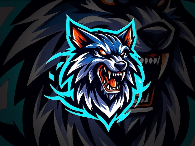logo della mascotte con stile concettuale di illustrazione moderna per il distintivo