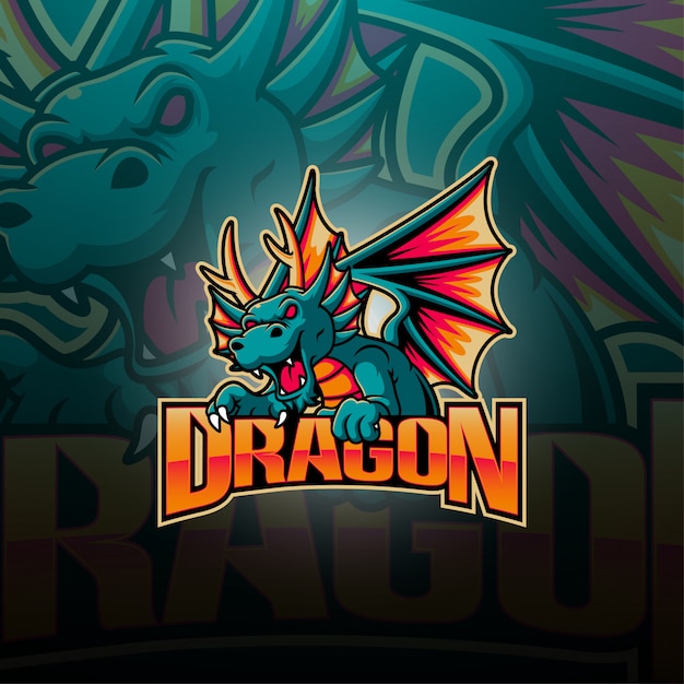 Logo della mascotte di Dragon esport