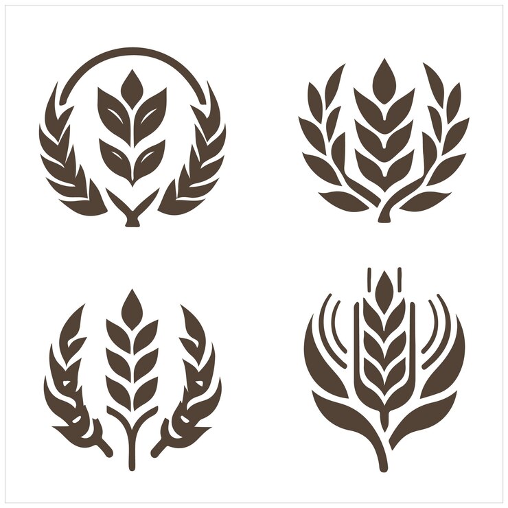 Logo della raccolta del grano