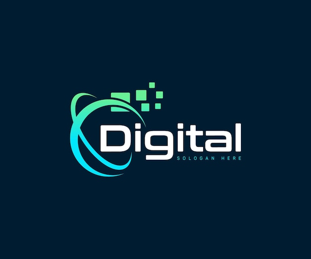Logo della tecnologia digitale
