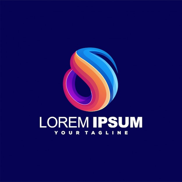 Logo design astratto