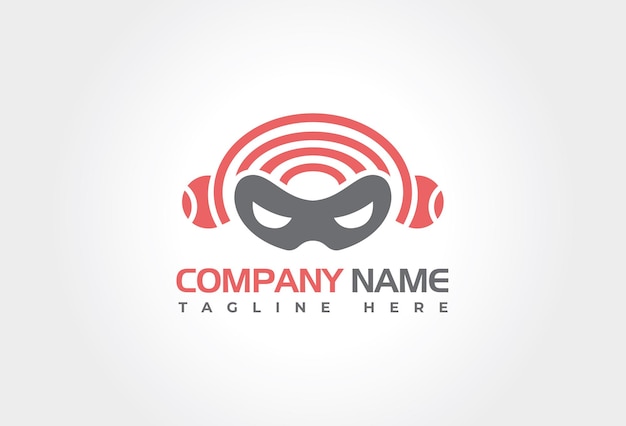 Logo design per aziende, produzione, intrattenimento, musica, studio di registrazione e mascheratura.