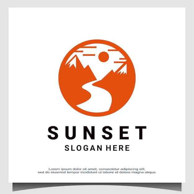 Logo design tramonto