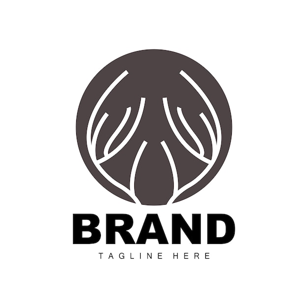 Logo di corna di cervo Icona di corna illustrazione Christmas Santa Animal Vector Brand Design