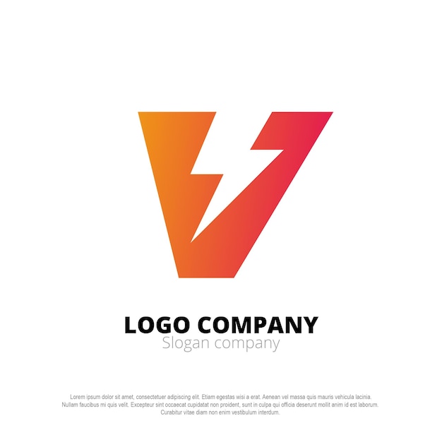 Logo di progettazione V