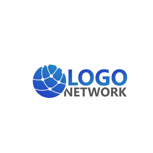 Logo di rete e logo di connessione. icone di rete