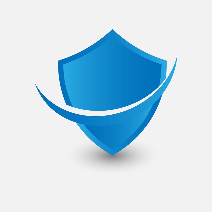 Logo di sicurezza Simbolo dell'icona di chiusura dello scudo Illustrazione vettoriale