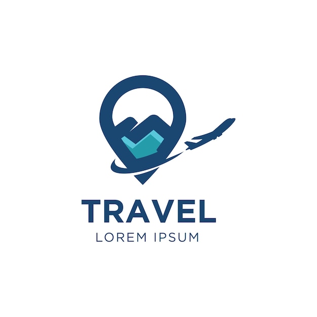 Logo di viaggio moderno e professionale