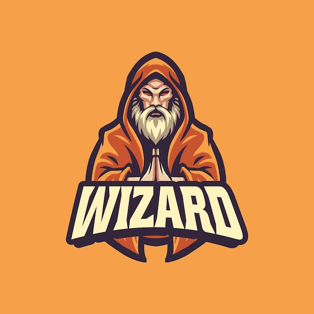 logo esport con la parola wizard