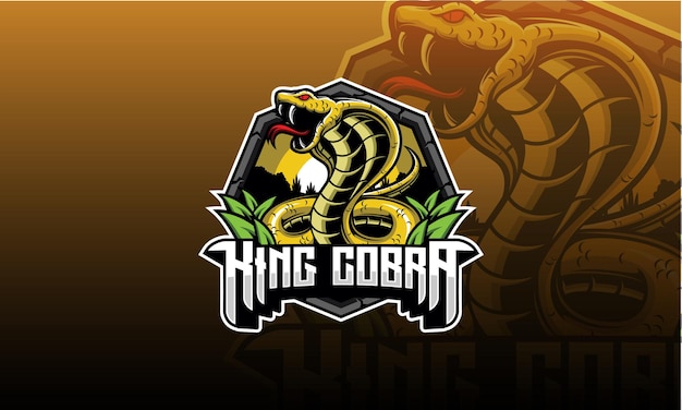 Logo esport King Cobra, logo emblema King Cobra