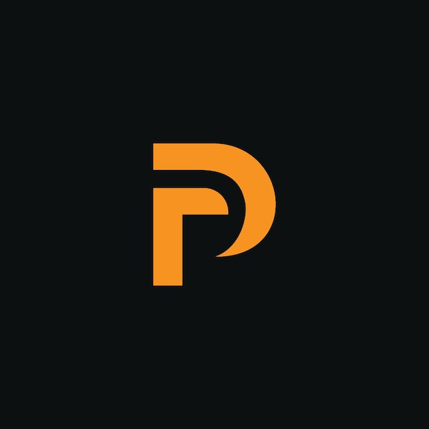 Logo FD arancione su sfondo nero