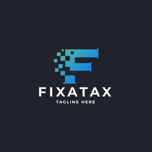 Logo Fixatax Lettera F