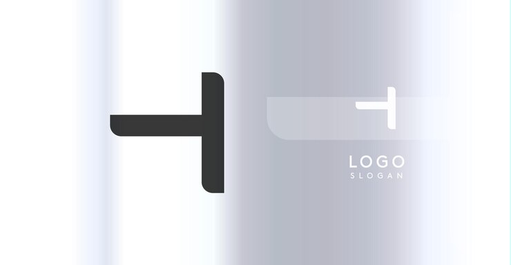 Vettore logo futuristico audace monogramma elegante lettera minimalista h per società tecnologica innovativa biografia scientifica