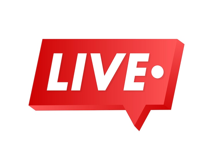Vettore logo in streaming live icona aziendale interfaccia stream illustrazione stock vettoriale