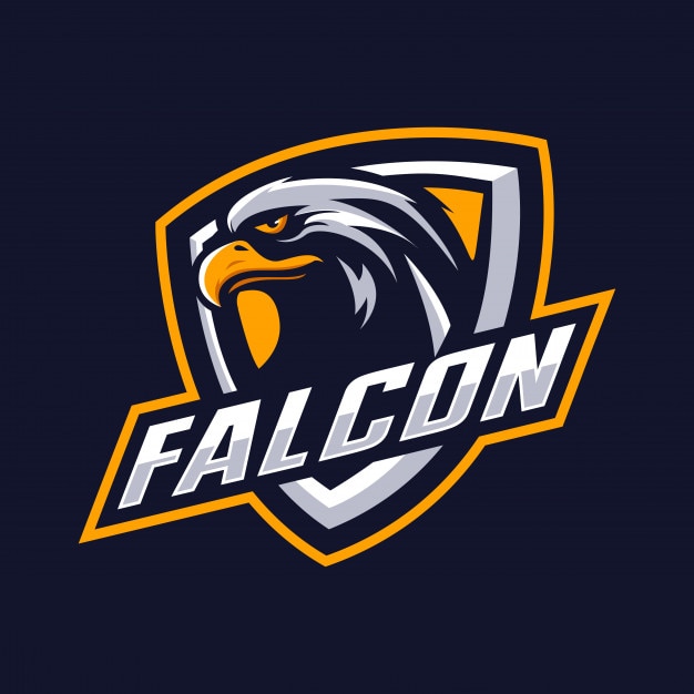 Logo mascotte Falcon